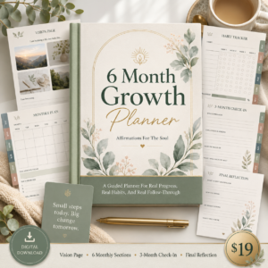 6 Month Growth Planner