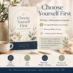 Choose Yourself First — 30-Day Affirmation Journal
