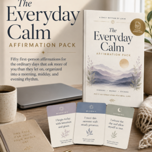 The Everyday Calm Affirmation Pack